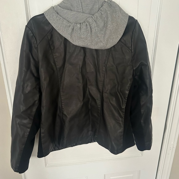 Calvin Klein Pleather Jacket - Picture 3 of 6